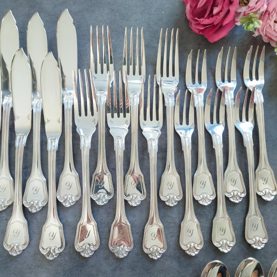 格安 美品 クリストフル ポートロイヤル 54点