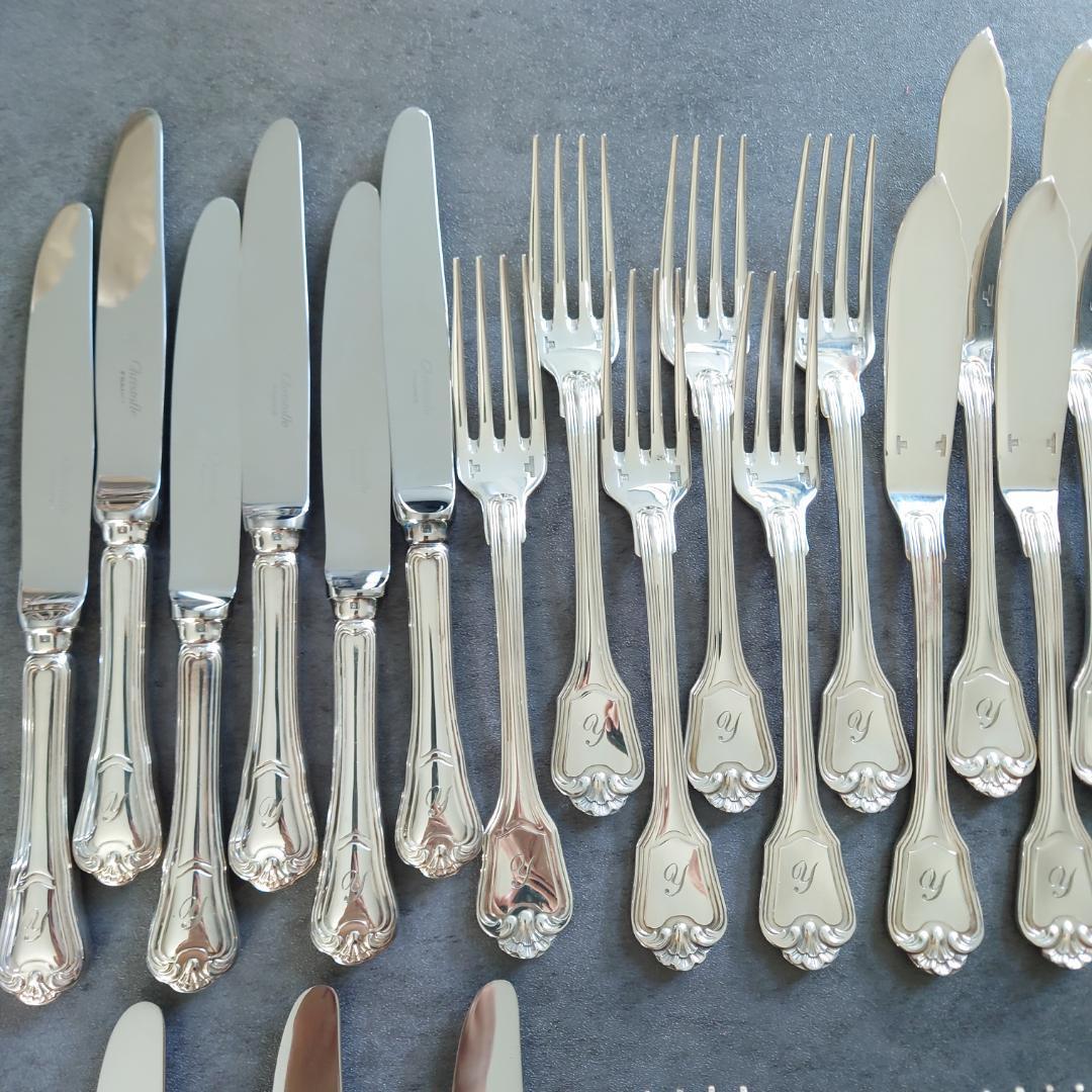 格安 美品 クリストフル ポートロイヤル 54点