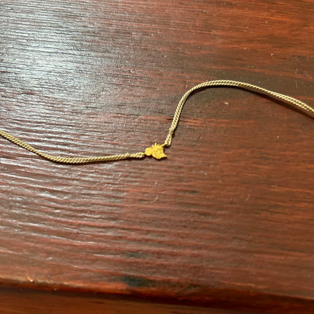 k18 オールドミッキーブレスレット0.8gくらい希少　断固離　生前整理