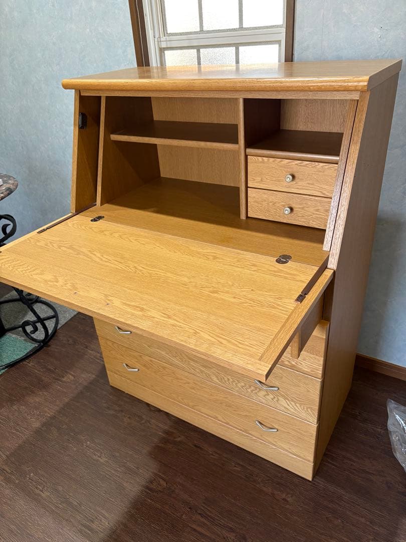 ライティングデスク　民芸家具　マルヨシ家具