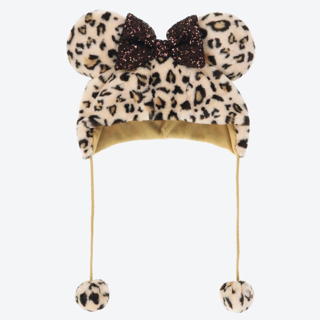 ディズニー ファンキャップ ヒョウ柄 レオパード 帽子 ミニー 新商品