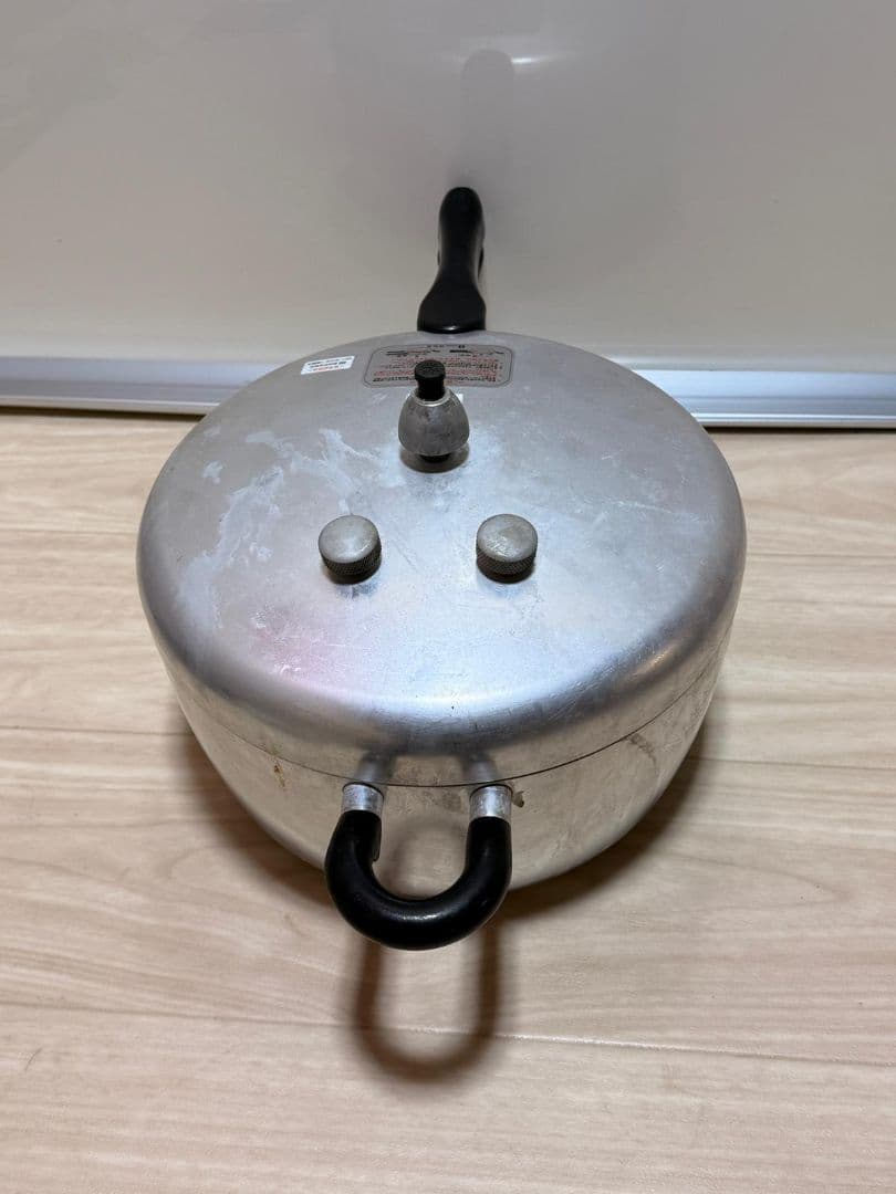 アルミ圧力鍋 シルバー PC-60A 動作確認済み