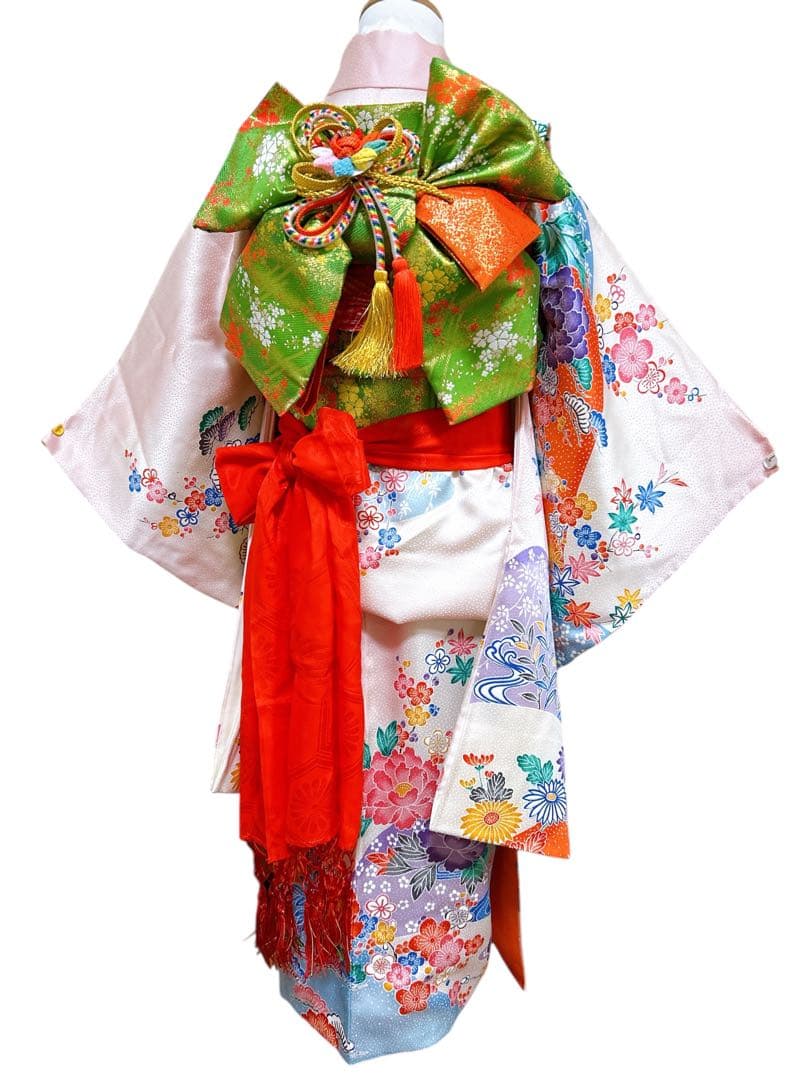 薄ピンク♡七五三　7歳　女の子　セット　一式　正絹