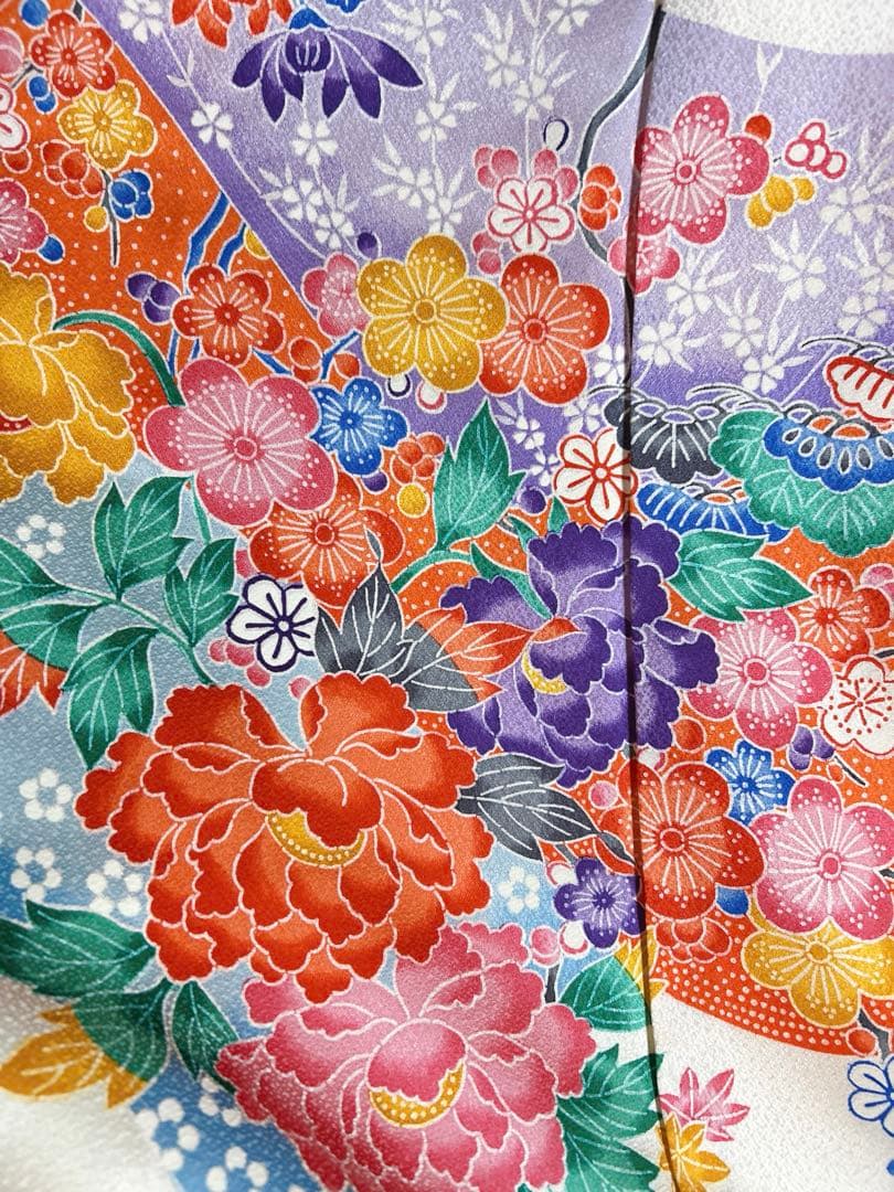 薄ピンク♡七五三　7歳　女の子　セット　一式　正絹