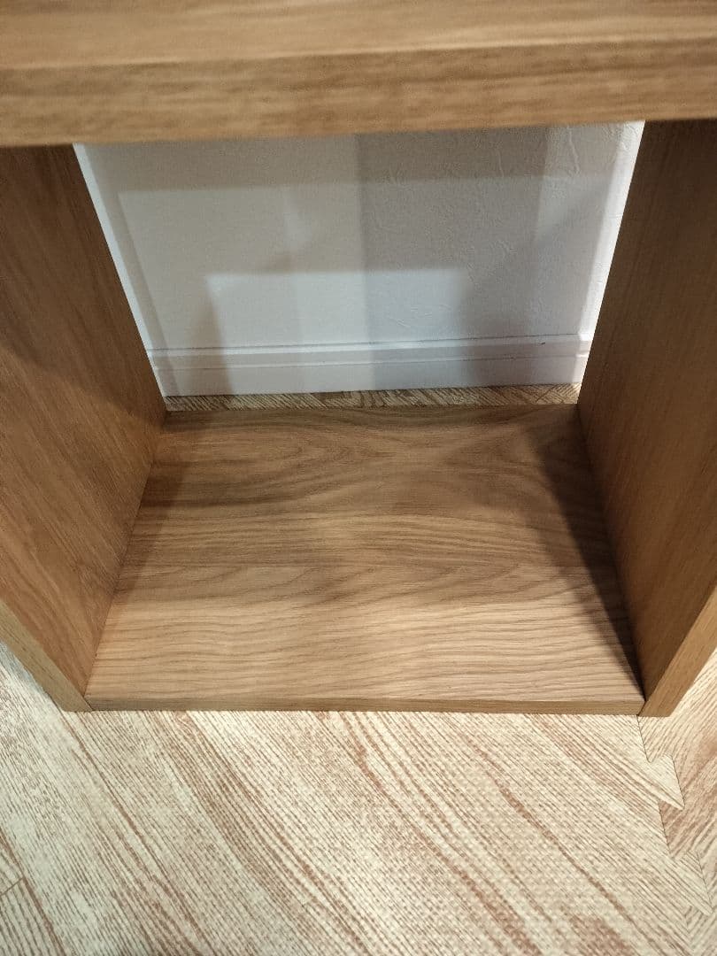 無印良品　スタッキングシェルフ　２段　オーク材