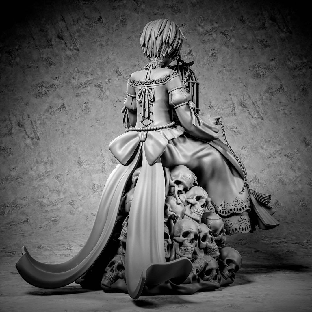 黒執事 シエル 美女 ガレージキット ガレキ 未塗装未組立 スケール画像