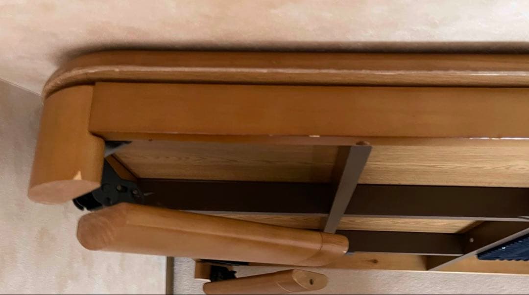 大型コタツテーブル / 150×90 / 木製 / 継ぎ脚付 / 折り畳み