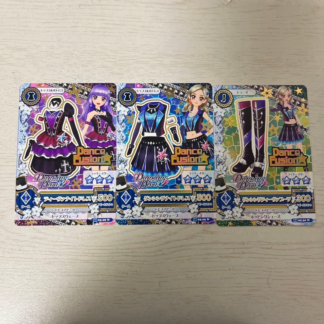 アイカツカード ディーヴァナイトドレス/ダンシングナイトドレス