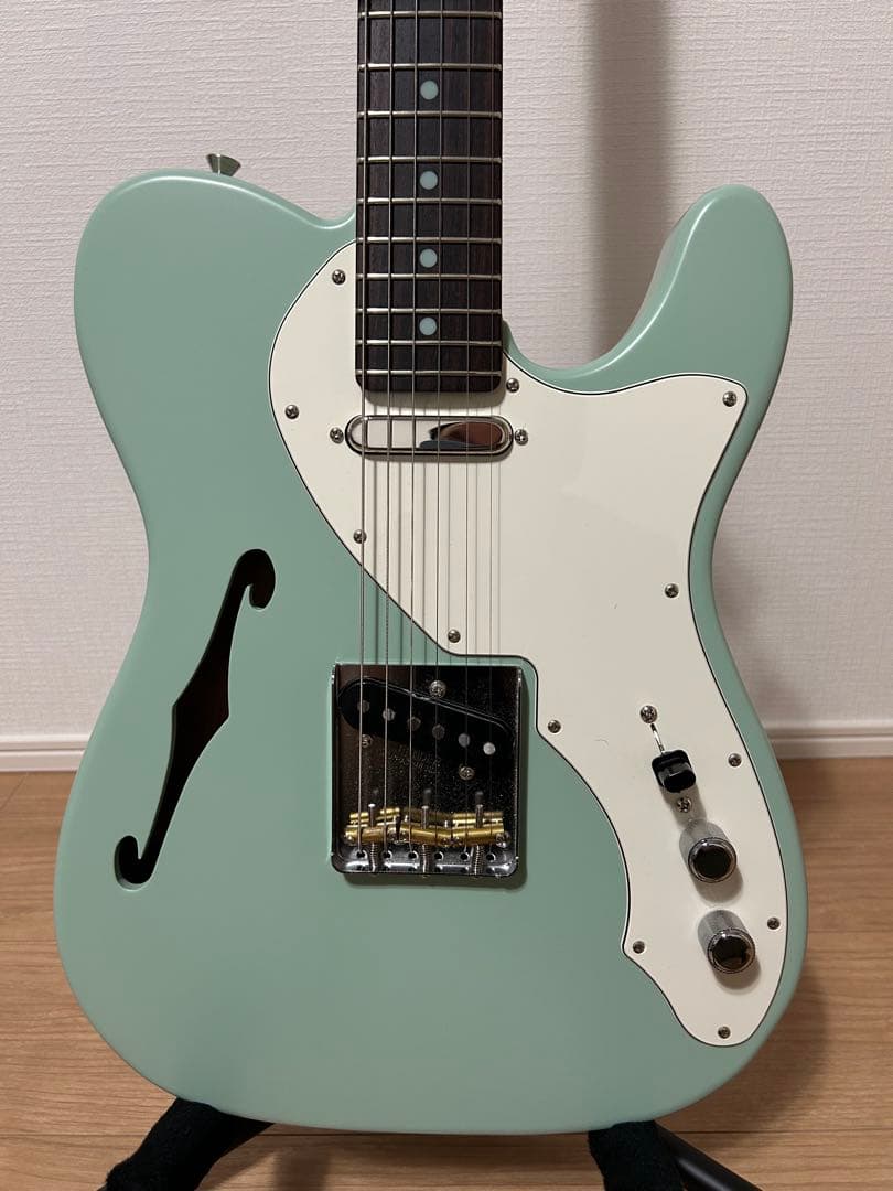 フェンダージャパン テレキャスター シンライン くすみグリーン - メルカリ