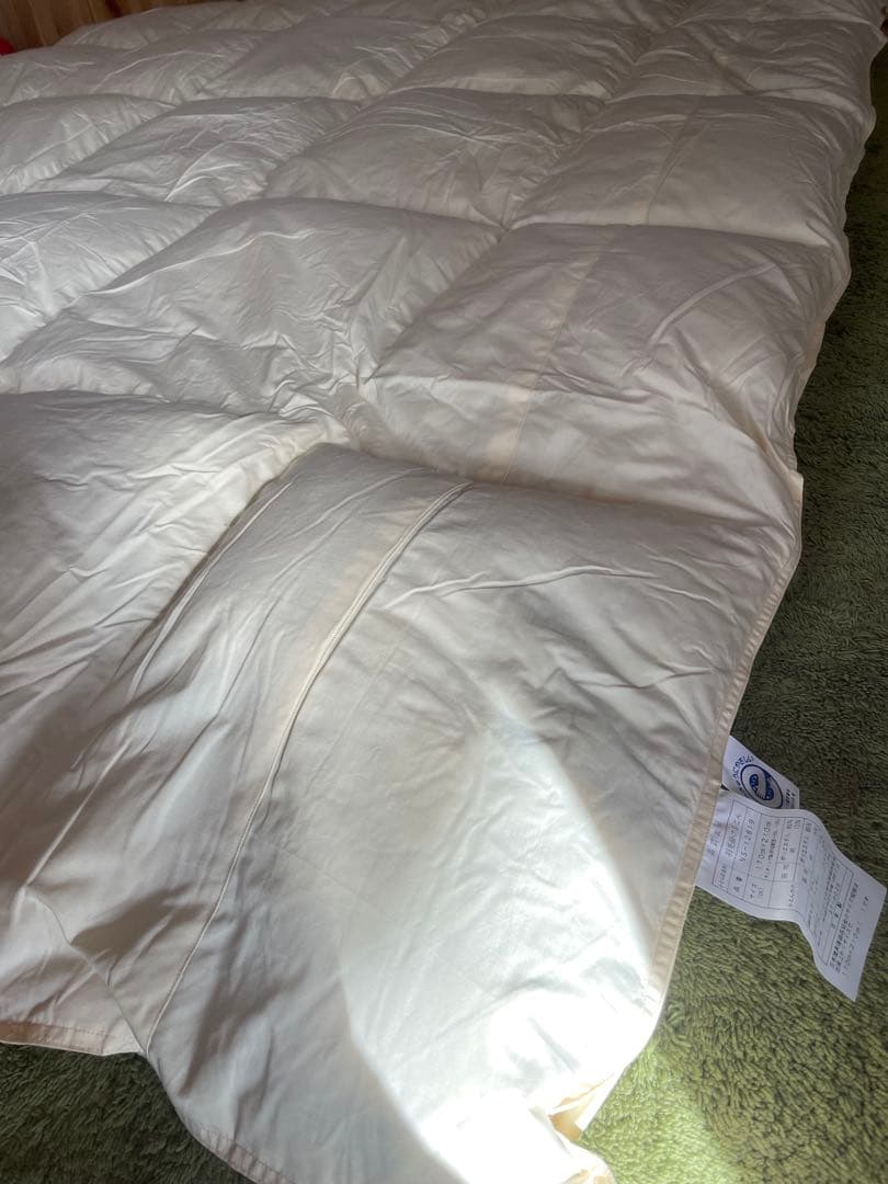 【エコダウン使用】寒冷地仕様　羽毛布団　クイーンサイズ　210×210ホテル仕様