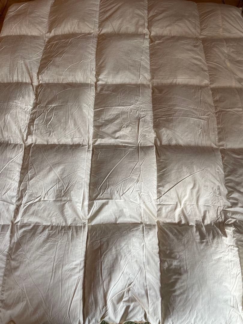 【エコダウン使用】寒冷地仕様　羽毛布団　クイーンサイズ　210×210ホテル仕様