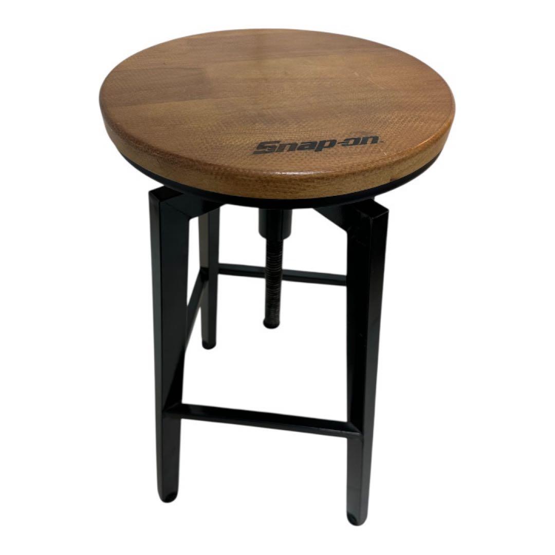 【希少】Snap-on スツール ZARA  回転式ウッド＆メタル