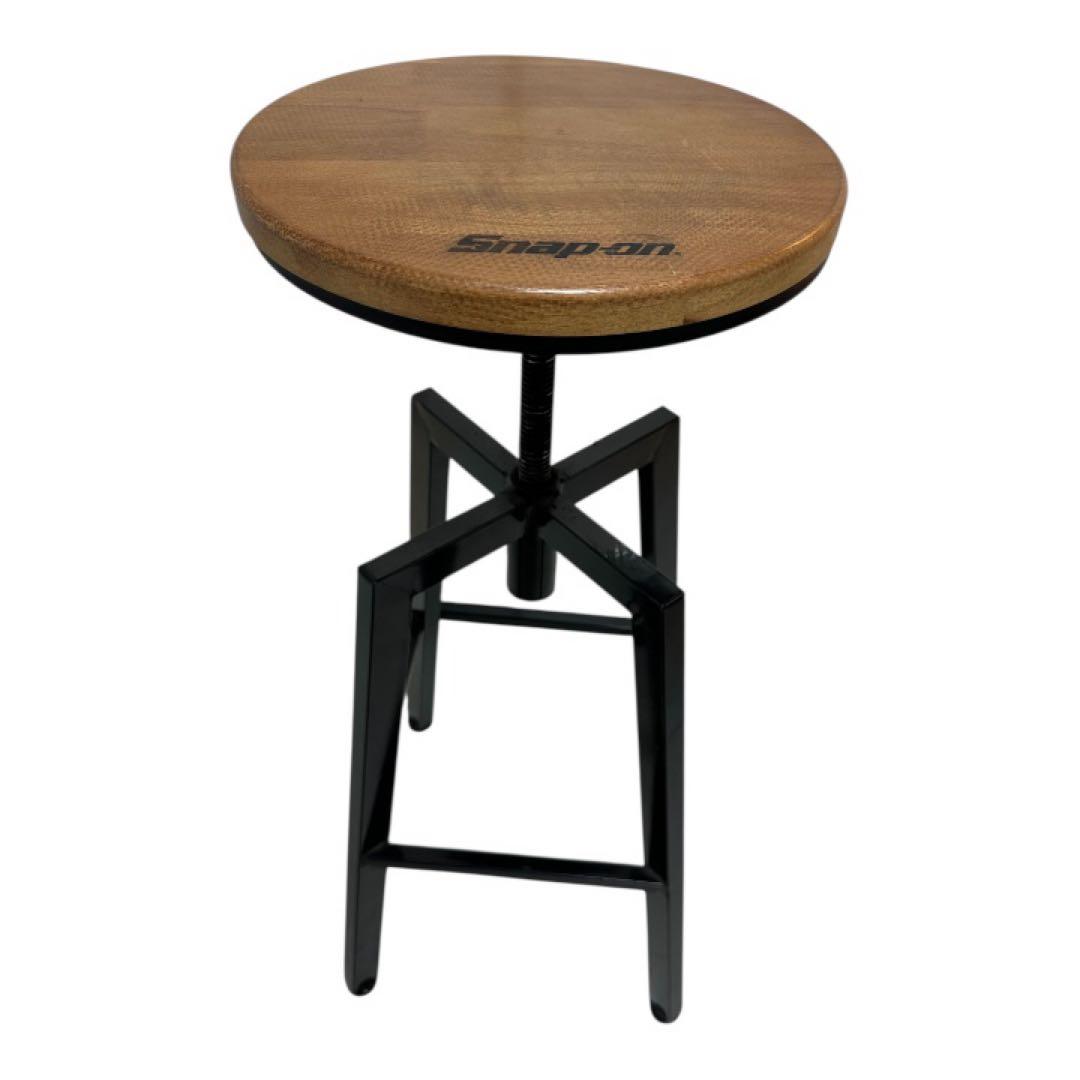 【希少】Snap-on スツール ZARA  回転式ウッド＆メタル