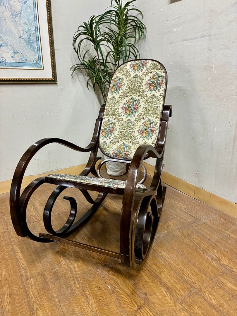 管447☆ヴィンテージ☆曲木☆ベントウッドチェア☆ロッキングチェアー