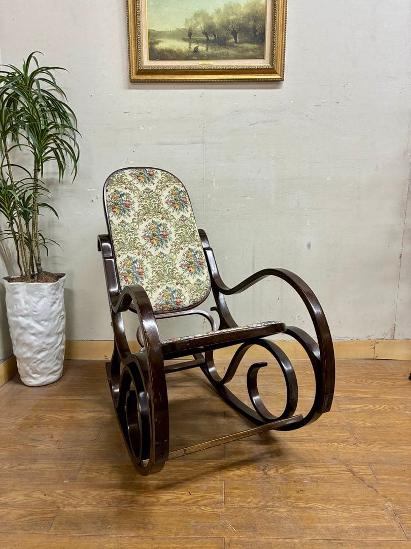 管447☆ヴィンテージ☆曲木☆ベントウッドチェア☆ロッキングチェアー