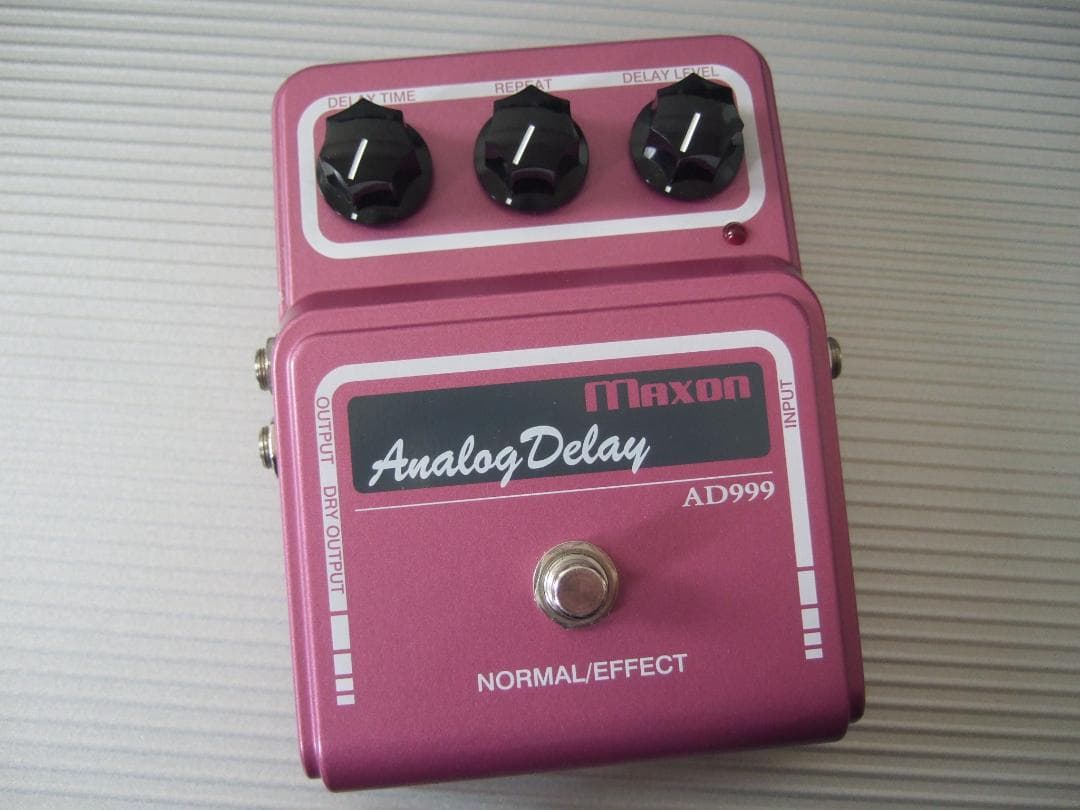 初期 美品 アダプター付属 Maxon AD999 Analog Delay