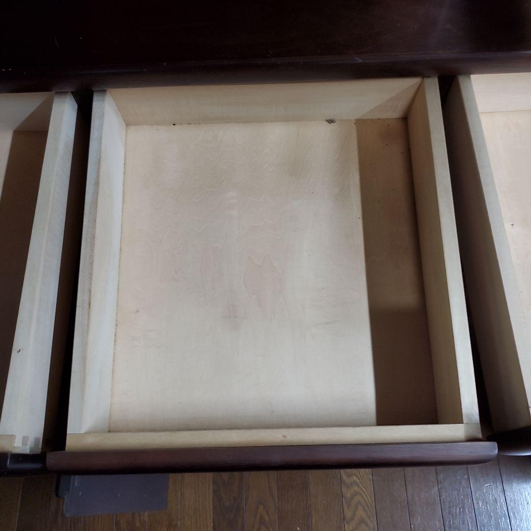 カリモク Karimoku 木製食器棚 ダークブラウン 大型キッチンボード高級