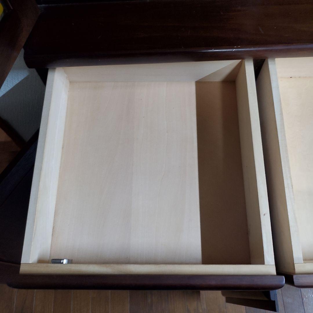 カリモク Karimoku 木製食器棚 ダークブラウン 大型キッチンボード高級