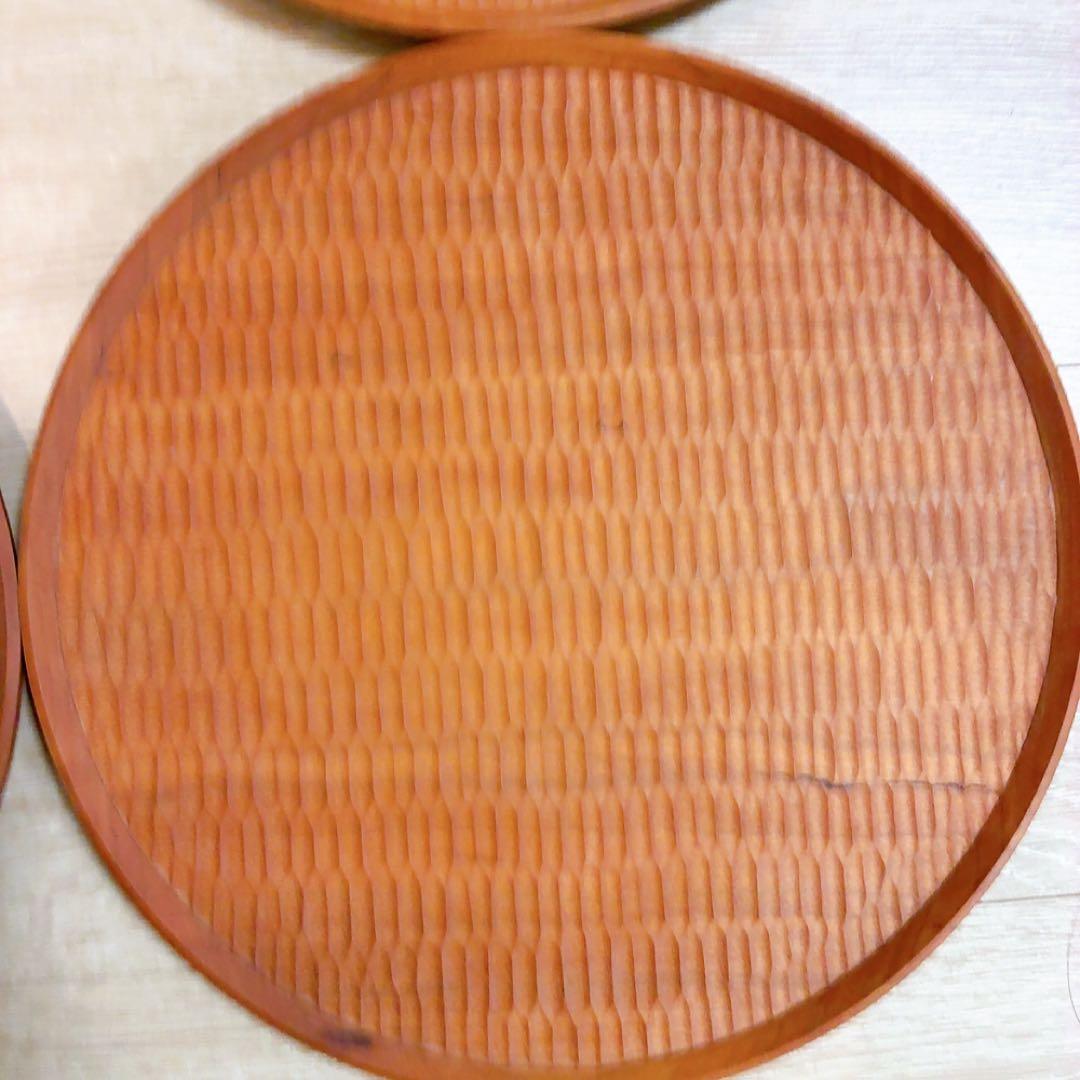 キティ様 高塚和則　木工房玄　一人膳 丸盆 28cm