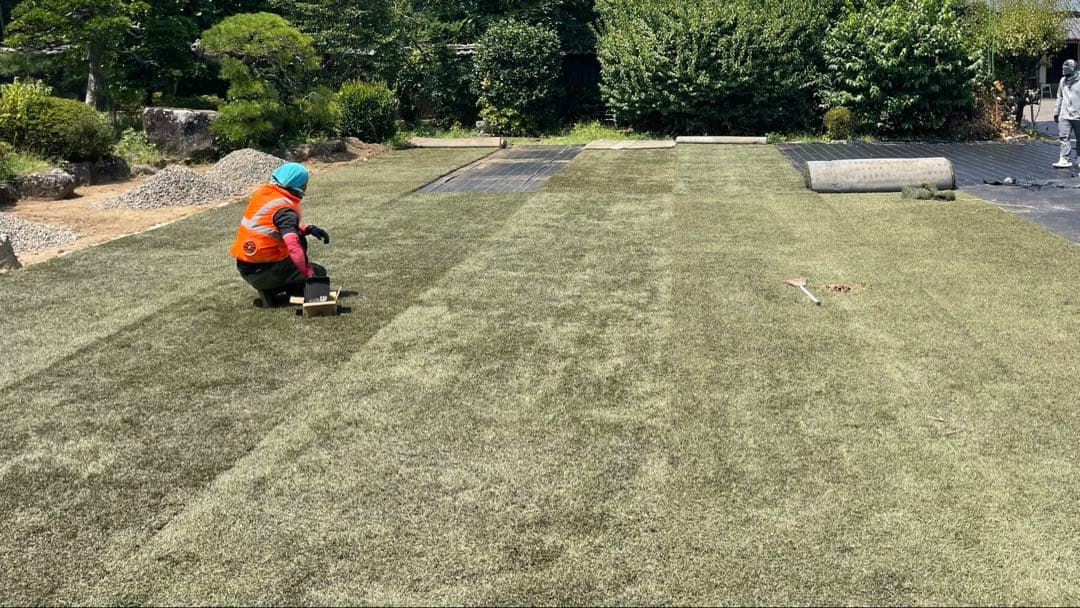 お買い得！高品質！リユース人工芝　1.8m✖︎10m 18平米 5坪サイズ