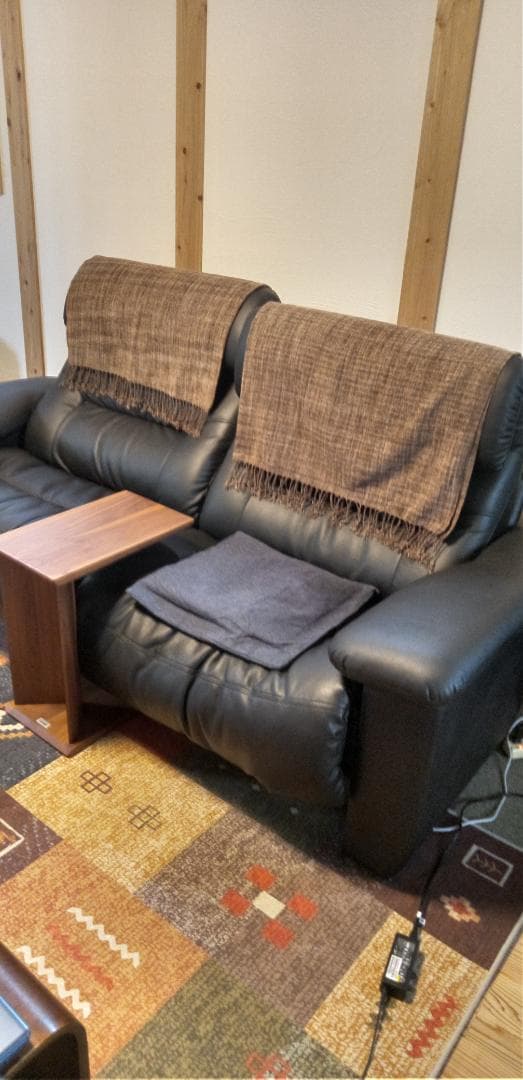 値下げマルイチセーリングムーヴィーⅡ　リクライニングソファ ワイド２P