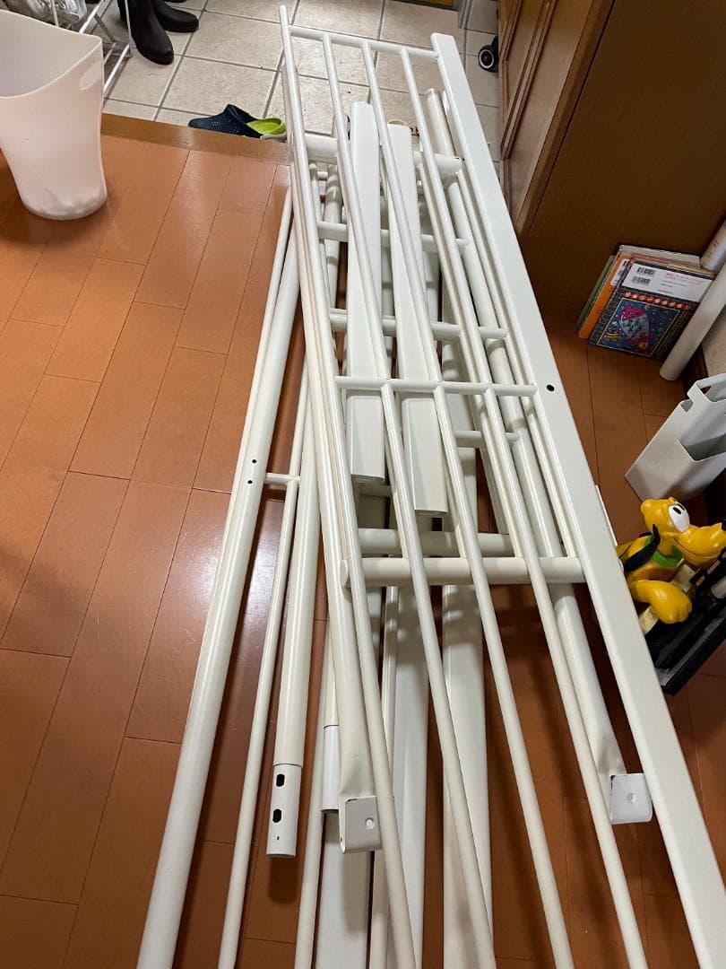 埼玉県 引取り/引渡し限定 IKEA TROMSÖ ホワイト ロフトベッド - メルカリ