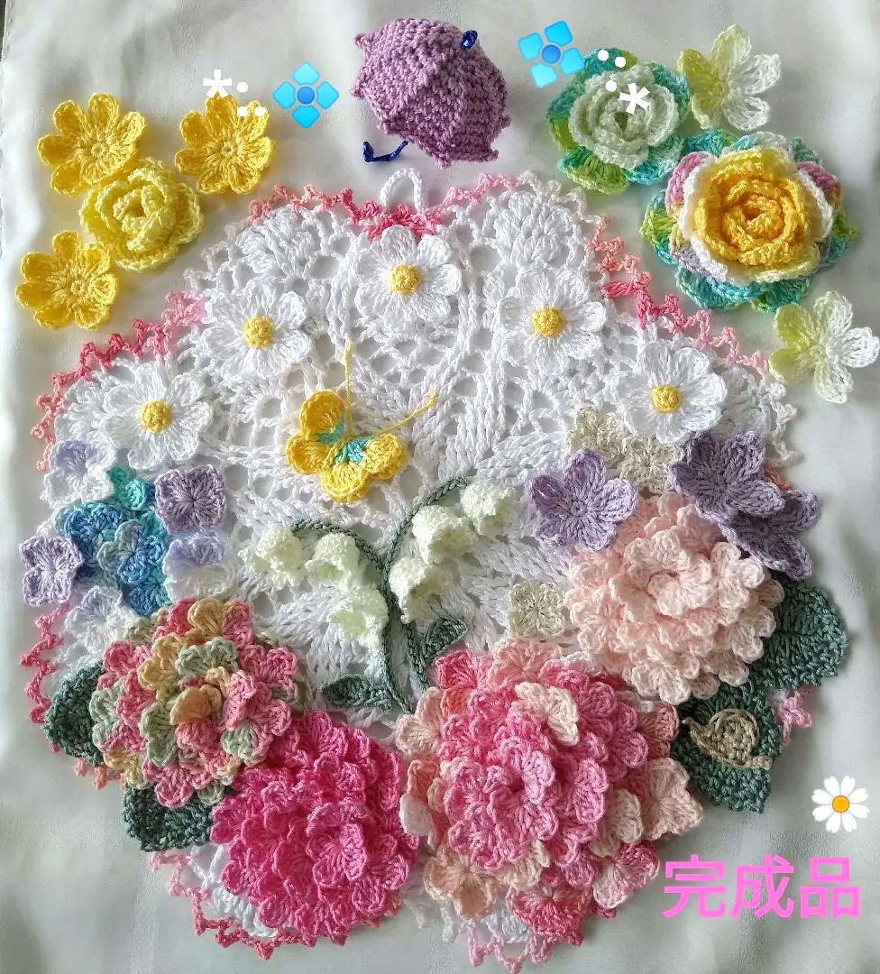 Taro♡オーダーページ❀レース編みドイリー　ハンドメイド
