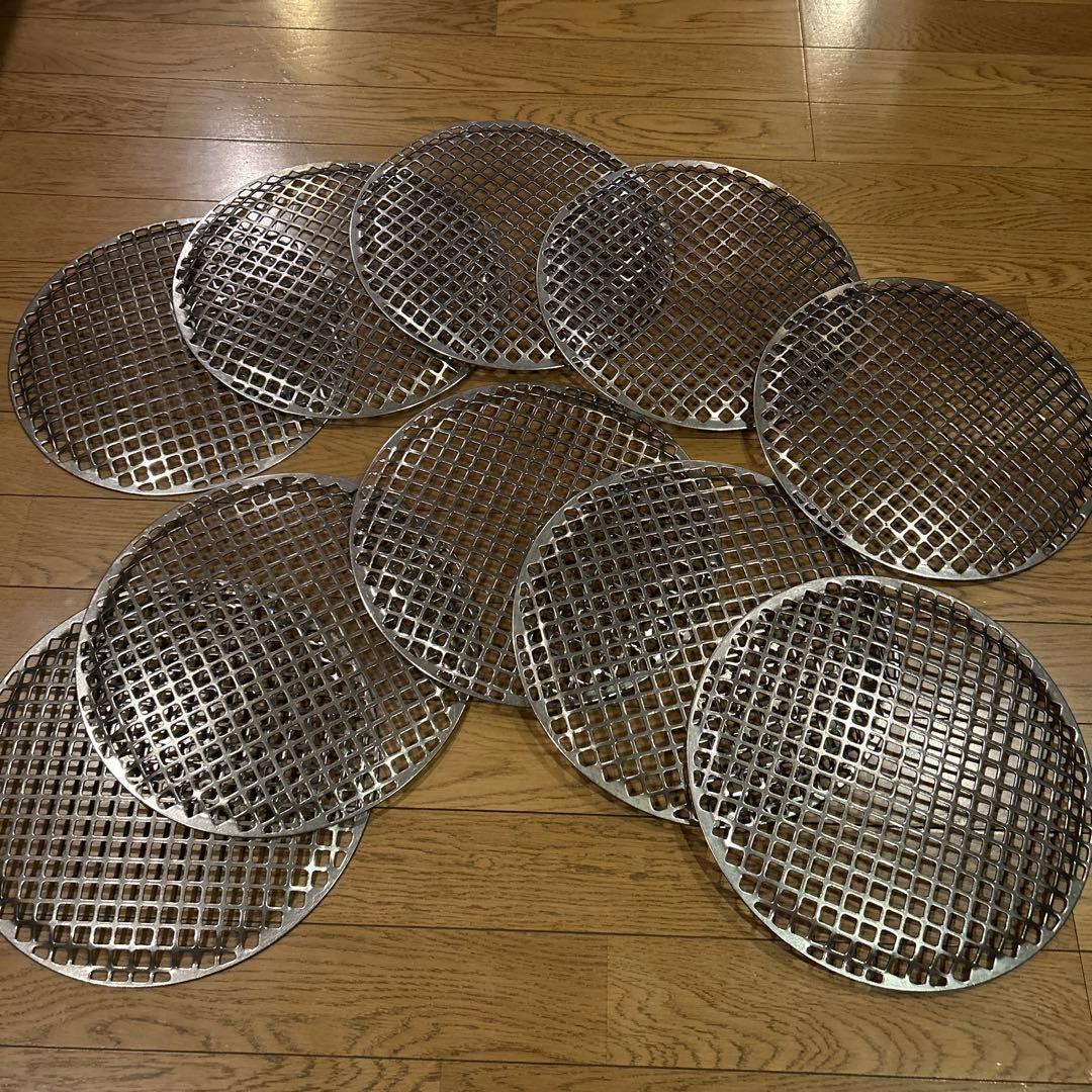 シンポ製　焼き網　平網　28cm 10枚組