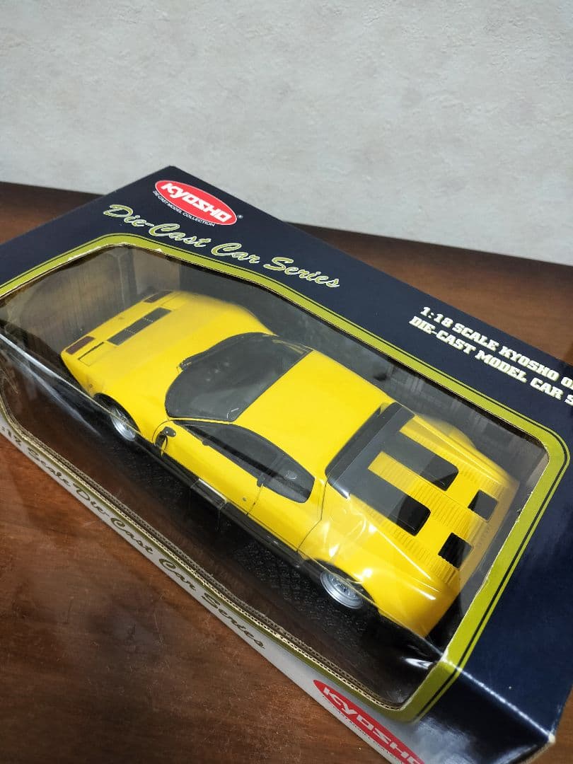 京商1/18 フェラーリ512BB 【希少初期パッケージ新品未開封イエロー