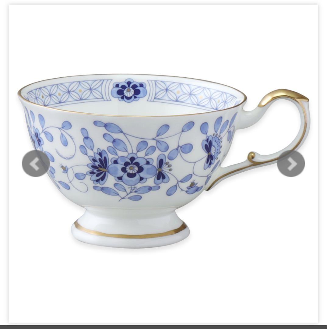 ナルミ　5客＋ケーキサーバー付き大皿セット　ミラノ⭐︎コペンハーゲン