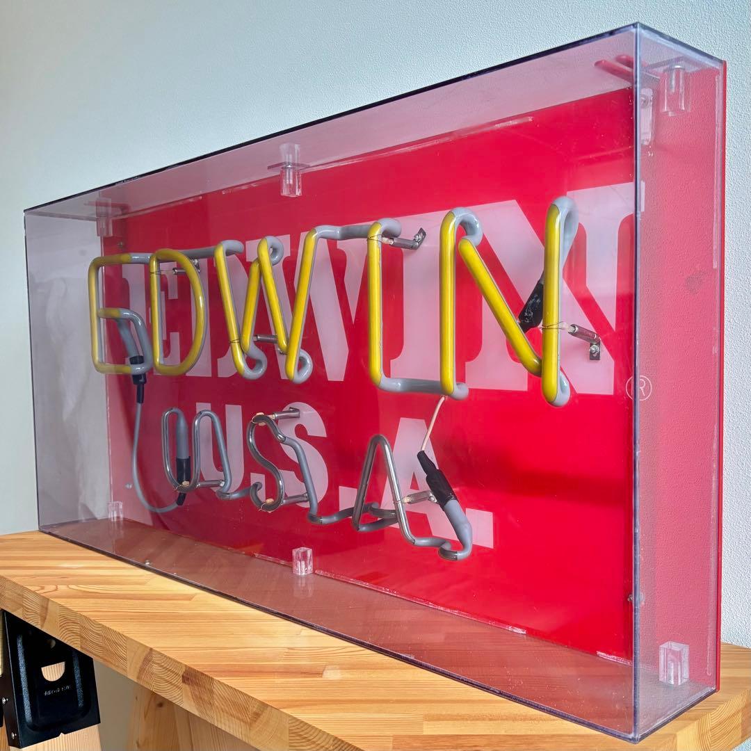 EDWIN U.S.A ネオンサイン 看板 電飾 ディスプレイ