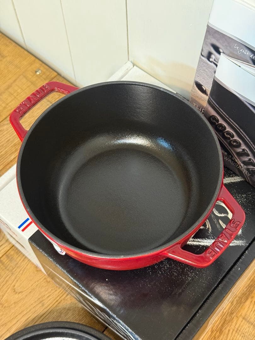 新品 ストウブ W a-NABE S チェリー 16cm 40501-003