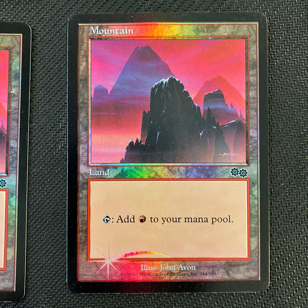 MTG 基本土地 アリーナ 島 沼 山 Foil ウルザズ・サーガ 4枚セット
