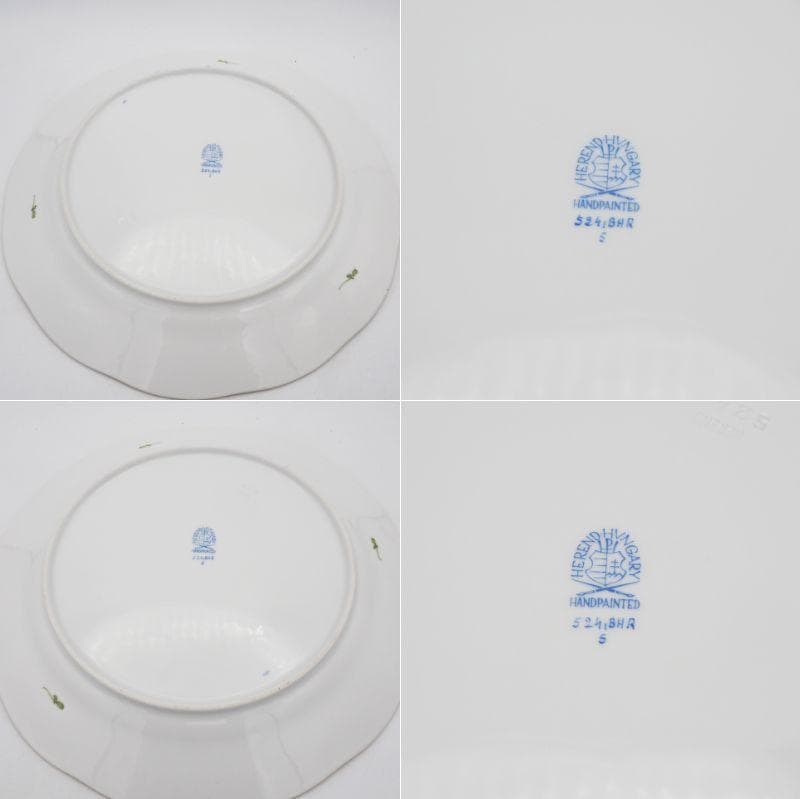 ヘレンド ヘレンドブーケ BHR 25.5cm ディナープレート ペア #3