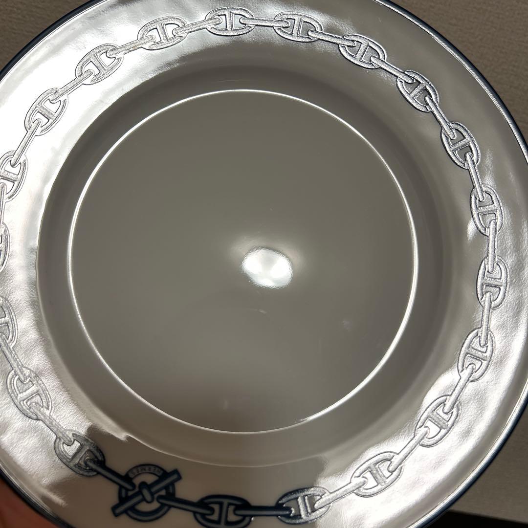 エルメス　シェーヌダンクル　ディナープレート　22.5cm