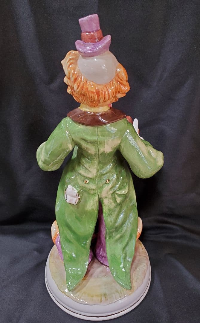 アンティーク ピエロ 陶器 置物 道化師 レトロ MWM523 - メルカリ