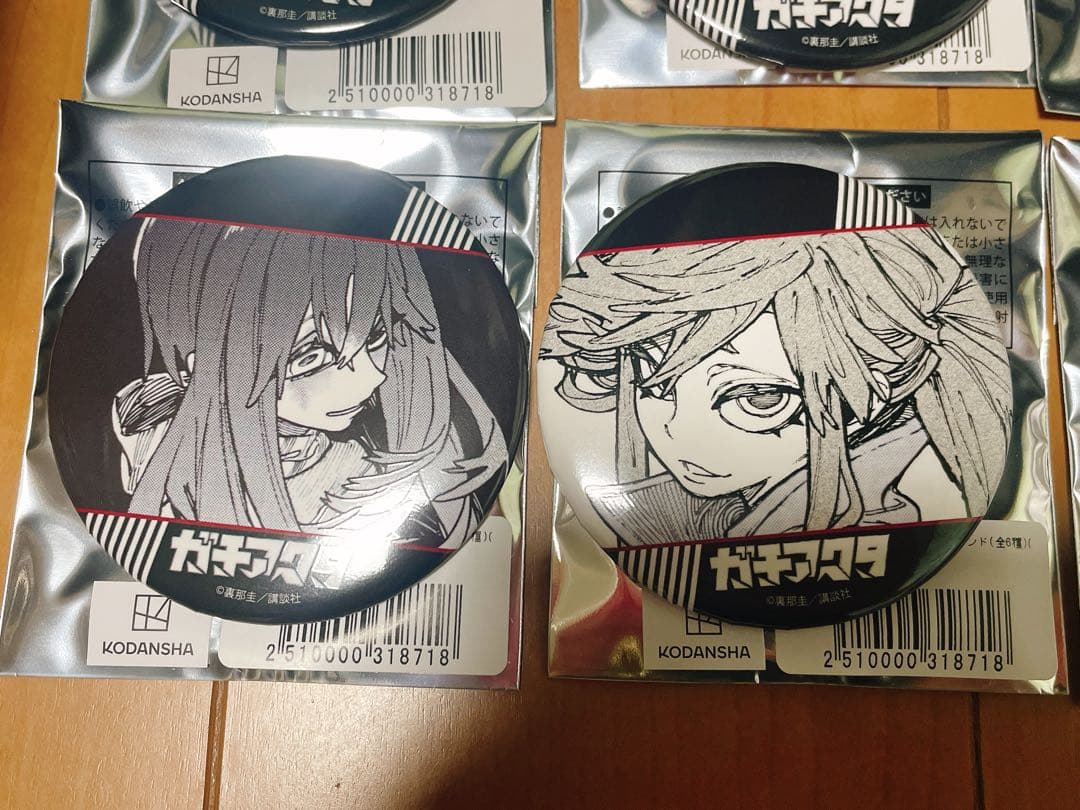 ガチアクタ ガチアクタ 缶バッジ 原作 ポップアップ BOX 6種 コンプ 全