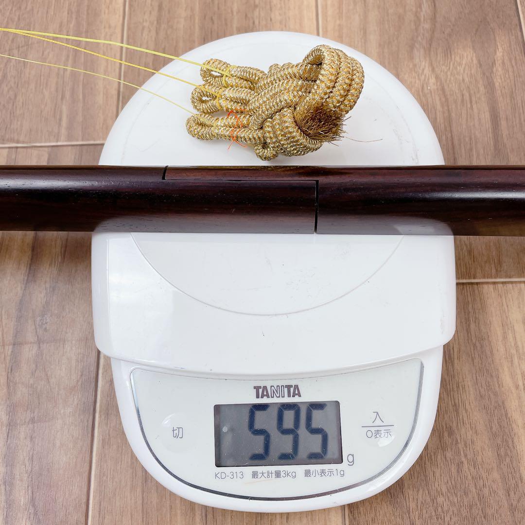 三味線 紫檀 丸打胴 細棹 一本溝 合成皮