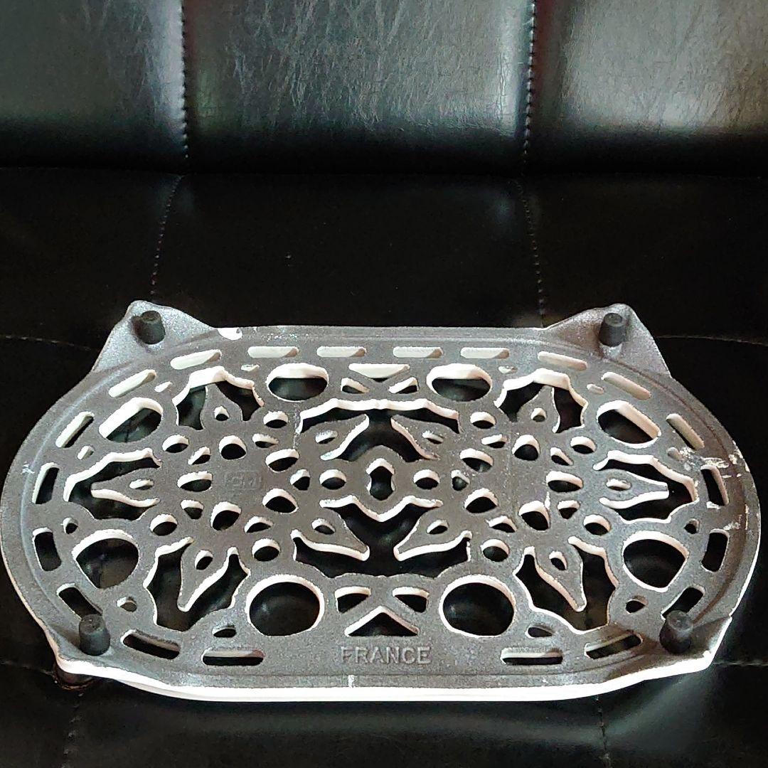 【希少！】ル・クルーゼ　オーバルトリベット　トリベット　ホワイト　オーバル