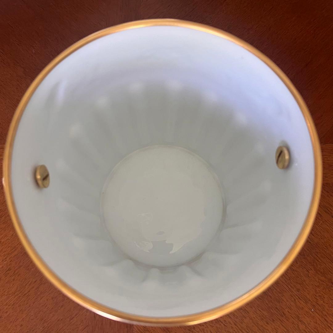 【希少品】大倉陶園★ゴールドライン★レリーフ　ワインクーラー