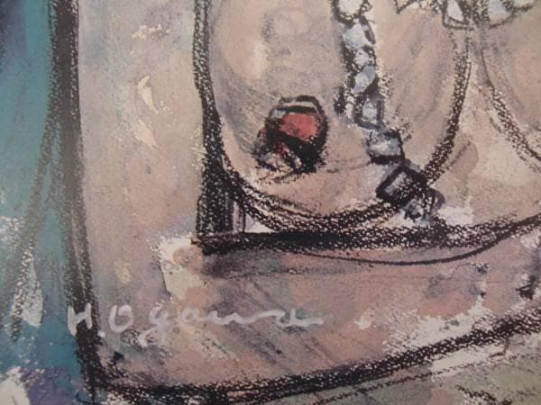 小川 博史、イスタンブールの娘、裸婦、希少画集画、新品額装付、状態良好