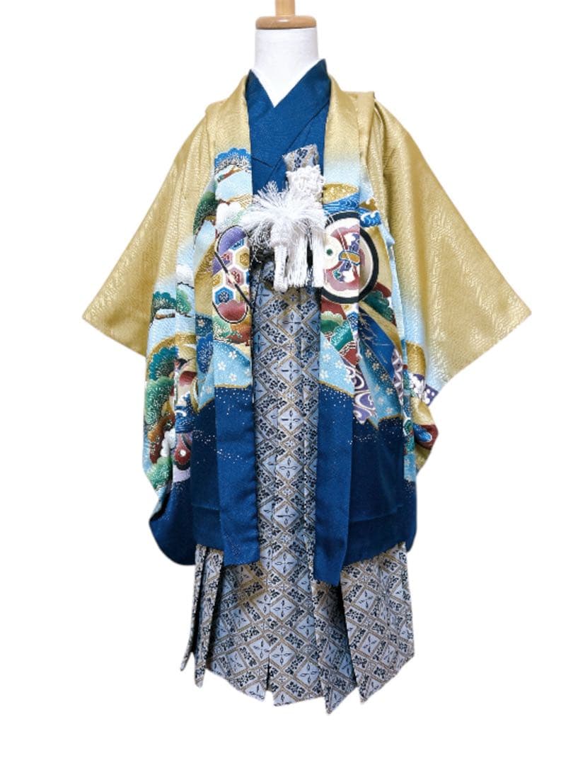 上品な黄土色羽織♡七五三　5歳　男の子　フルセット　一式　鷹