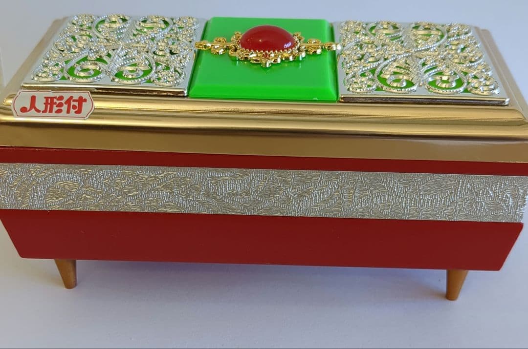 美品　昭和レトロ（希少）バレリーナ　オルゴール　小物入れ 　禁じられた遊び