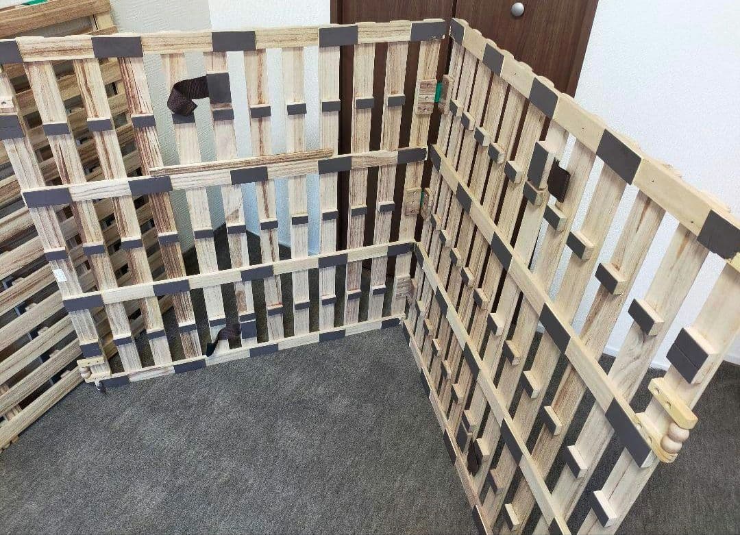 ニトリ　シングル 2つ折りすのこベッド2個セット