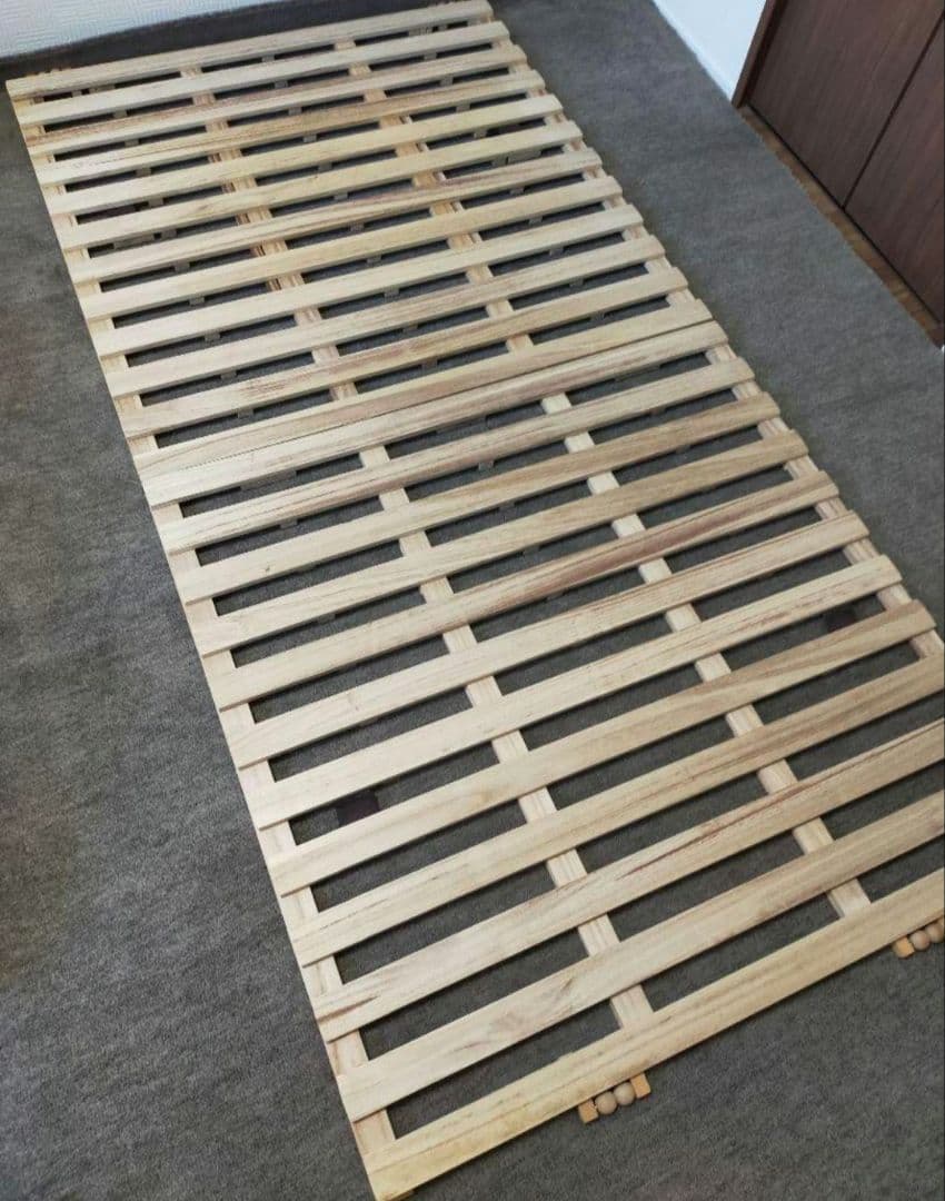 ニトリ　シングル 2つ折りすのこベッド2個セット