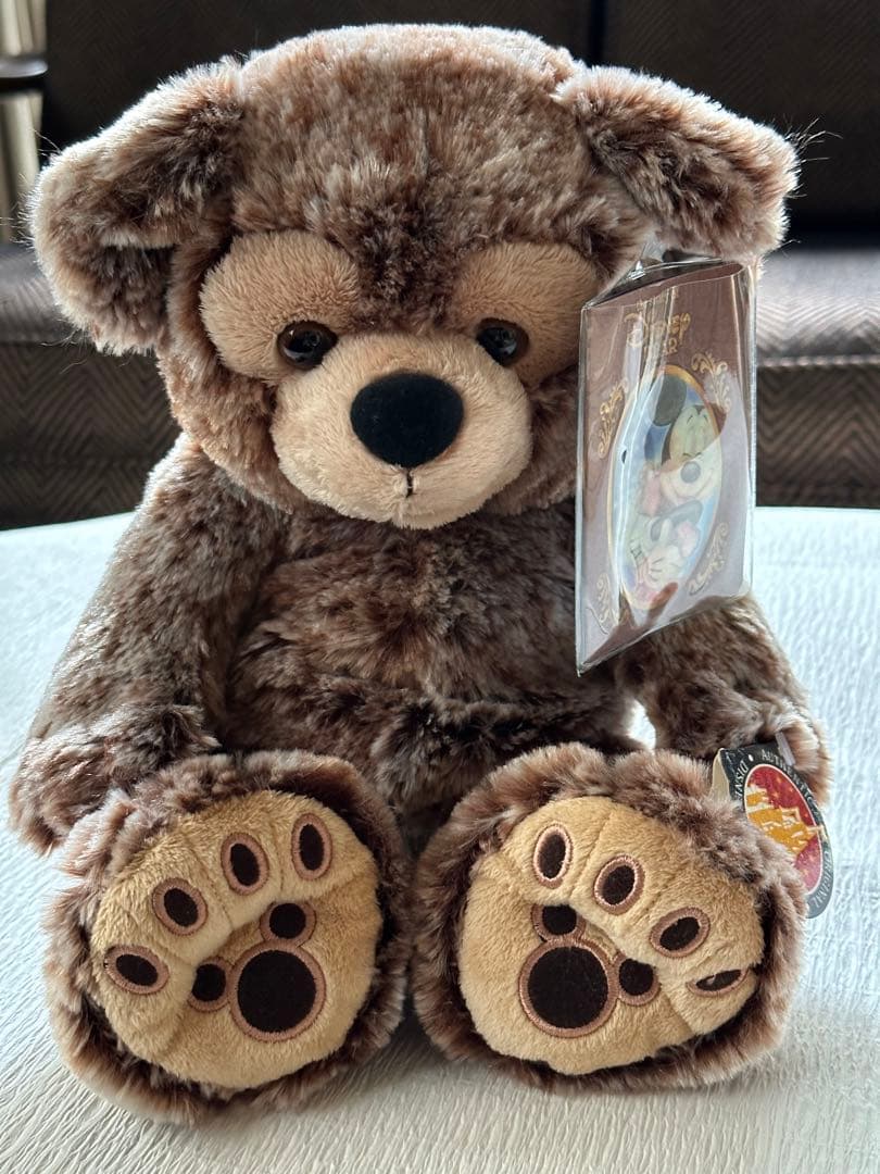 ❤︎超絶美形可愛い❤︎ タグ付き WDW ディズニーベア 霜降り マーブル ダッフィ