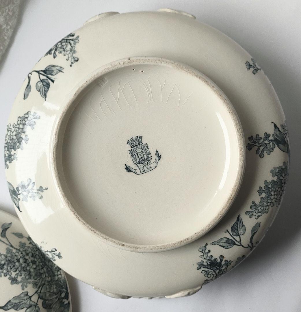 希少 美品 ジアン LILAS スーピエール フランスアンティーク - メルカリ