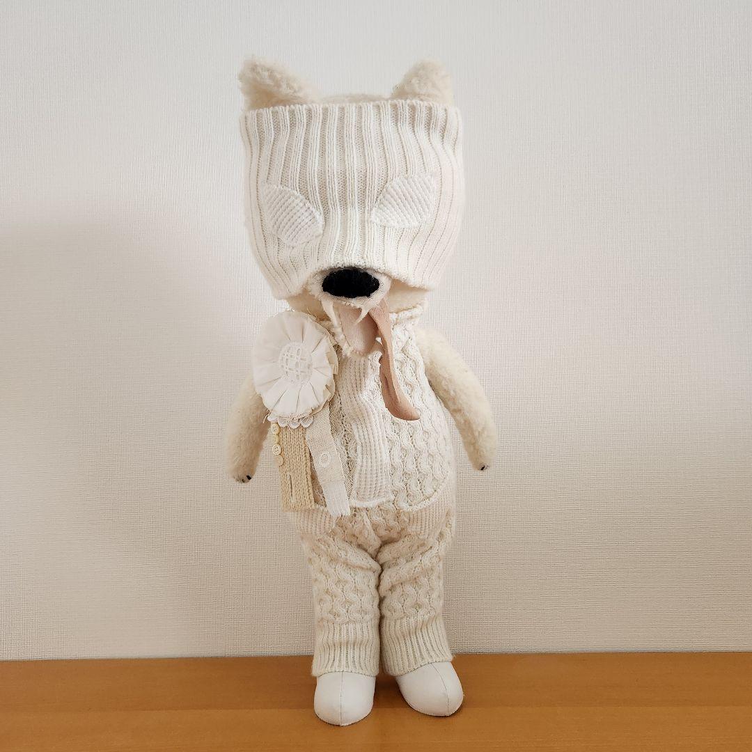 黒田有里　白いオオカミちゃん専用　手作りリボンロゼット