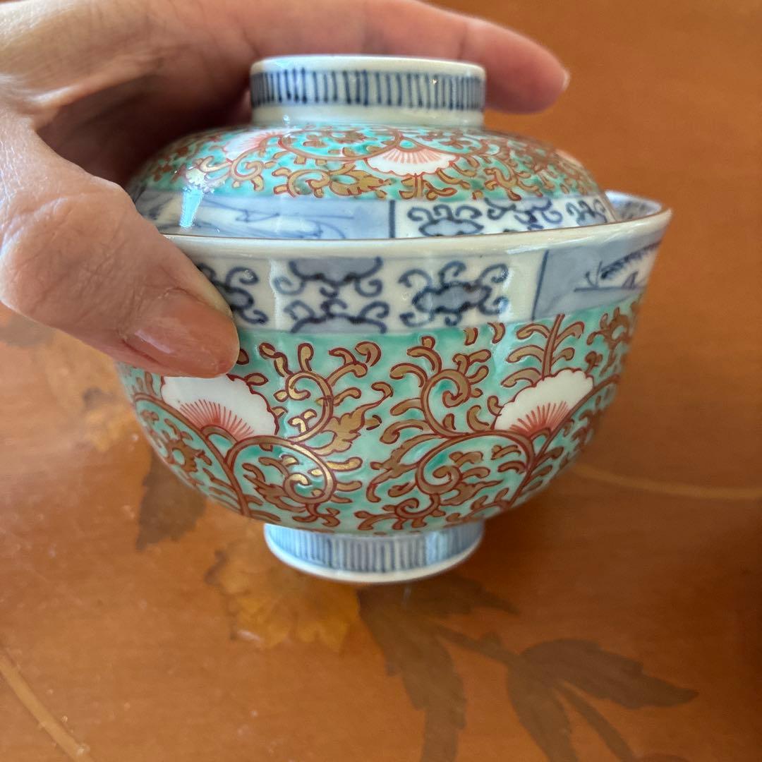 古伊万里 蓋付茶碗 2客 - メルカリ