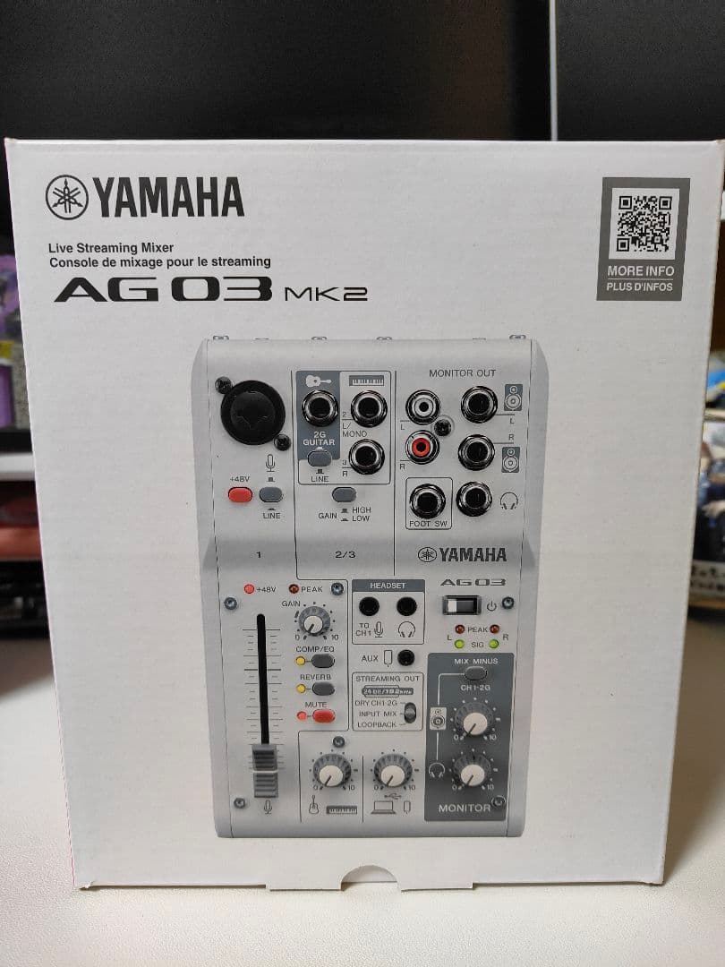 YAMAHA AG03mk2 at2020 マイク セット